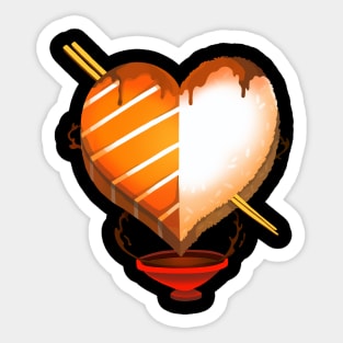 Sushi Valentine Sticker